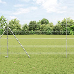 vidaXL - Veldomheining - 1,6x10 - m - Gegalvaniseerd - Staal
