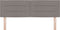 vidaXL - Hoofdbord - met - Lijnen - in - Taupe - 160 - cm