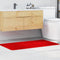 vidaXL - Badmat - rechthoekig - rood - 70x120 - cm - van - polypropeen - met - antislip
