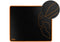 Krom Knout Speed Black - Muismat - Optimaal glijoppervlak M 320x270x3mm - Oranje