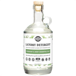 Rustic Strength Vloeibaar Wasmiddel - Neutraal Detergent - Hypoallergeen, Vegan & Vrij van parabenen - Rozemarijn & Munt Etherische Oliën - 48 Wasbeurten