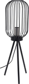 Merkloos - Staande lamp - Industrieel Art Deco - 60cm hoog - zwart