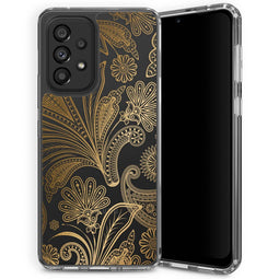 Fashion Extra Beschermende Backcover voor de Samsung Galaxy A33 - Paisley Gold
