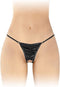 Fashion Secret Angela - Erotische String met Open Kruis - Zwart - One Size