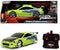 Fast and Furious Mitsubishi Eclipse RC auto 1/16 op afstand bestuurbare auto