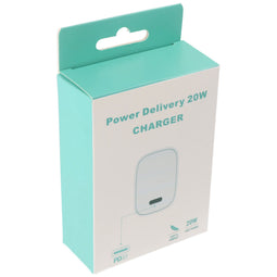 Fast Charger USB-C, 20W, white, with packaging