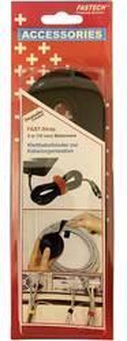 FASTECH® 696-330C Klittenband Om te bundelen Haak- en lusdeel (l x b) 5000 mm x 10 mm Zwart 5 m