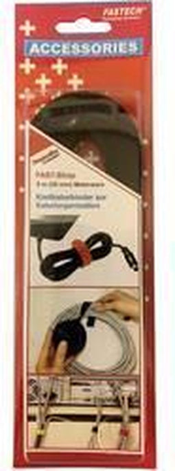 FASTECH® 697-330C Klittenband Om te bundelen Haak- en lusdeel (l x b) 5000 mm x 20 mm Zwart 5 m