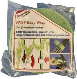 FASTECH® 704-322-Bag Klittenband Voor planten en tuin Haak- en lusdeel (l x b) 5000 mm x 20 mm Groen 5 m