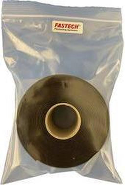 FASTECH® 730-330-5-Bag Klittenband Om vast te plakken Hotmelt Haakdeel, Extra sterk (l x b) 5000 mm x 50 mm Zwart 5 m