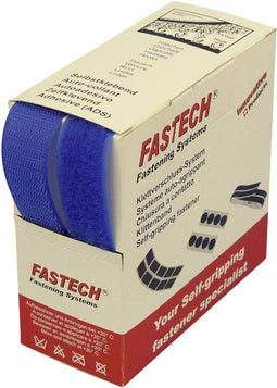 Fastech B25-Std042605 Klittenband Om Op Te Naaien Haak- En Lusdeel (L X B) 5 M X 25 Mm Blauw 5 M