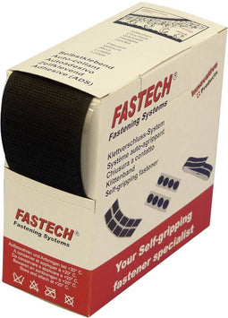 FASTECH® B50-SK-H-999905 Klittenband Om vast te plakken Hotmelt Haakdeel (l x b) 5 m x 50 mm Zwart 5 m