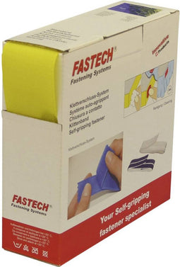 FASTECH® B50-STD-H-020810 Klittenband Om op te naaien Haakdeel (l x b) 10 m x 50 mm Geel 10 m