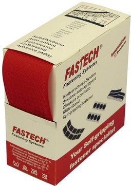 FASTECH® B50-STD-H-133905 Klittenband Om op te naaien Haakdeel (l x b) 5 m x 50 mm Rood 5 m
