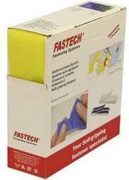 FASTECH® B50-STD-L-020810 Klittenband Om op te naaien Lusdeel (l x b) 10 m x 50 mm Geel 10 m