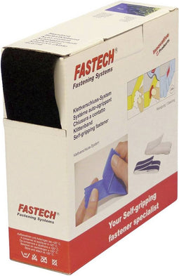 FASTECH® B50-STD-L-999910 Klittenband Om op te naaien Lusdeel (l x b) 10 m x 50 mm Zwart 10 m
