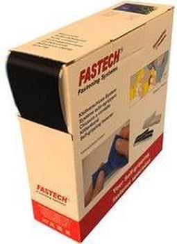 FASTECH® B50SKL01E999910 Klittenband Om vast te plakken Hotmelt Haakdeel, Extra sterk (l x b) 10000 mm x 50 mm Zwart 10