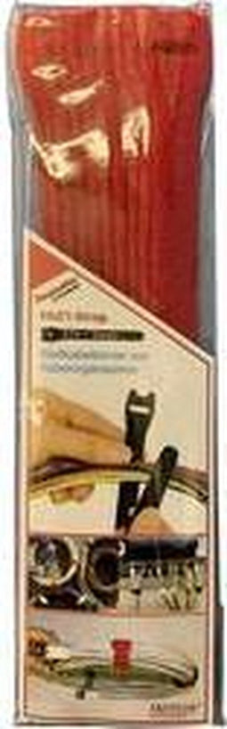 FASTECH® E1-2-530-B10 Klittenband kabelbinder Om te bundelen Haak- en lusdeel (l x b) 200 mm x 13 mm Rood 10 stuk(s)