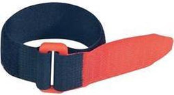 FASTECH® F101-25-300-5 Klittenband Met riem Haak- en lusdeel (l x b) 300 mm x 25 mm Zwart, Rood 5 stuk(s)