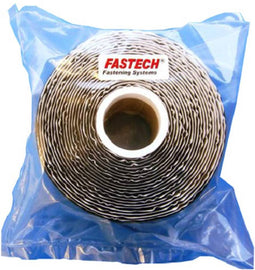 FASTECH® T0105099990305 Klittenband Om vast te plakken Hotmelt Haakdeel (l x b) 5000 mm x 50 mm Zwart 1 stuk(s)
