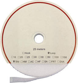 FASTECH® T0202000000125 Klittenband Om op te naaien Lusdeel (l x b) 25000 mm x 20 mm Wit 25 m