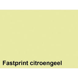 Fastprint - Kopieerpapier fastprint-100 a4 80gr citroengeel | 10 stuks