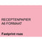 Fastprint - Receptpapier fastprint a6 80gr roze
