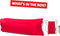 Fatboy Air lounger - Luchtzak - Oplaasbare Zitzak Lamzac 3.0 - Rood - XL