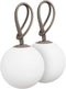 Fatboy - Bolleke - Set van 2 - Hanglamp - Oplaadbaar - Taupe - Duopack