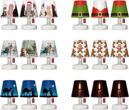 Fatboy Edison the Mini Kleine tafellamp Set van 3 + Gratis X-Mas Cappies