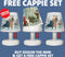 Fatboy Edison the Mini Kleine tafellamp Set van 3 + Gratis X-Mas Cappies