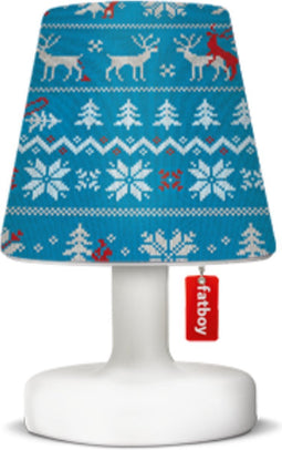 Fatboy Edison the petit + Lampenkapje - Tafellamp Oplaadbaar - Nachtkastje lamp - Kampeerlamp - Wit - Dimbaar en Draadloos