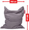 Fatboy Original stonewashed zitzak grijs