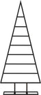 vidaXL - Kerstdecoratie - kerstboom - 125 - cm - metaal - zwart