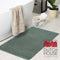 Dutch House Badmat Caorle - Badmat - 60x90cm - Green - Antislip - Badmatten - Anti Slip Douchemat - Badkamer Mat - Snel Absorberend - Snel Drogende Badmat