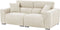FAUSKAN - Driezitsbank - Lichtbeige - Polyester