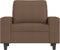 Fauteuil 60 cm stof bruin
