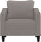 Fauteuil 60 cm stof taupe