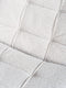 Fauteuil Aiden + Hocker - Bouclé - Naturel