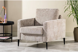 Fauteuil Charlotta stof Elite - Champagne | BY-OLAF