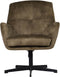 Fauteuil Cleveland - 75x73x88 - Groen/zwart - Adore/metaal