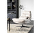 Fauteuil Cooper met kussen - Grijs Houston | Eleonora