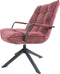 Fauteuil Dorus Arm Adore Velvet - Old Pink 30