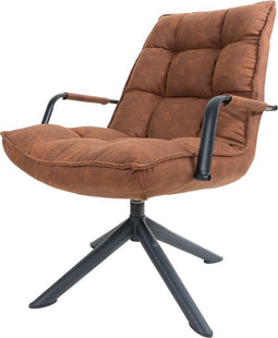Fauteuil Dorus - Armleuning - Cowboy - Cognac 215