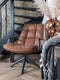 Fauteuil Dorus - Armleuning - Cowboy - Cognac 215