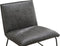 Fauteuil James - Microleder Antraciet