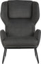 Fauteuil Jay Grijs - Van collectie Furnilux– Moderne Elegantie en Comfort - kunstleer - 65 x 69 x 110 cm
