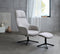 Fauteuil Manning met voetenbank - Naturel