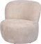 Fauteuil Marc - Beige - Stof Naturel - Comfortabele Fauteuil