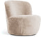 Fauteuil Marc - Beige - Stof Naturel - Comfortabele Fauteuil